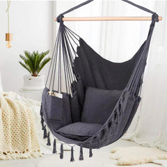 Outdoor Cotton Hammock Chair for Garden and Balcony