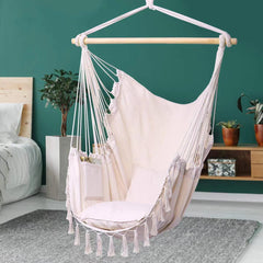 Outdoor Cotton Hammock Chair for Garden and Balcony